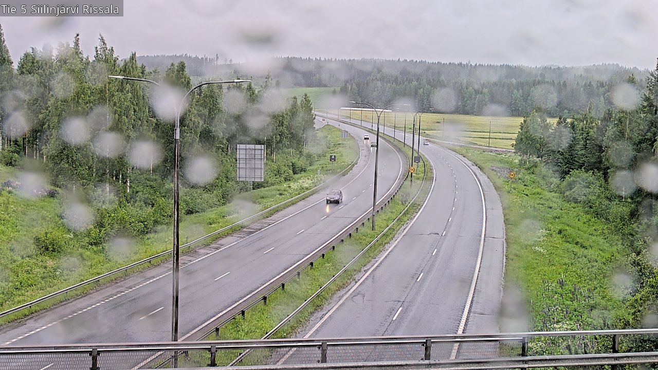 Weather Camera Image Väg 5 Siilinjärvi, Rissala, Siilinjärvi, Pohjois-Savo
