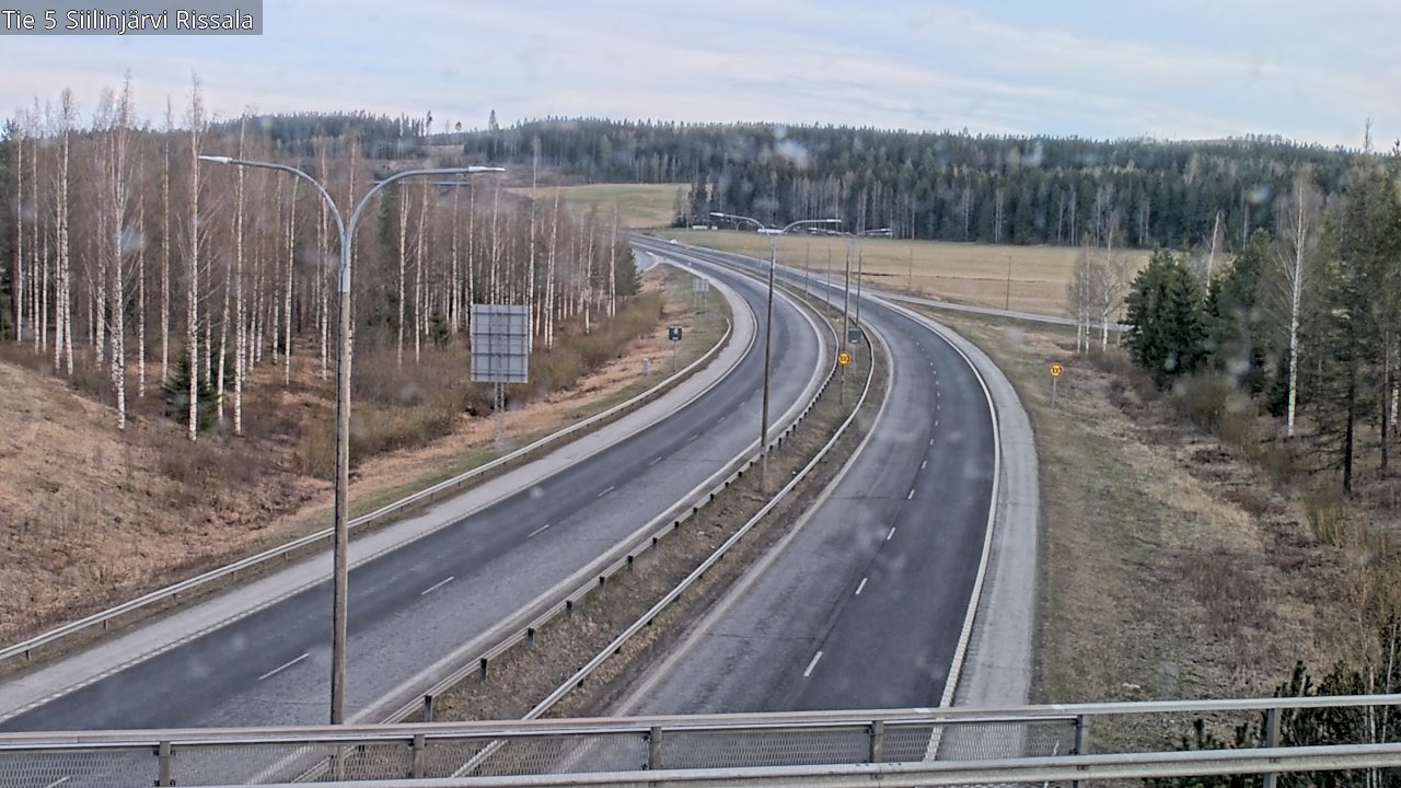 Weather Camera Image Väg 5 Siilinjärvi, Rissala, Siilinjärvi, Pohjois-Savo
