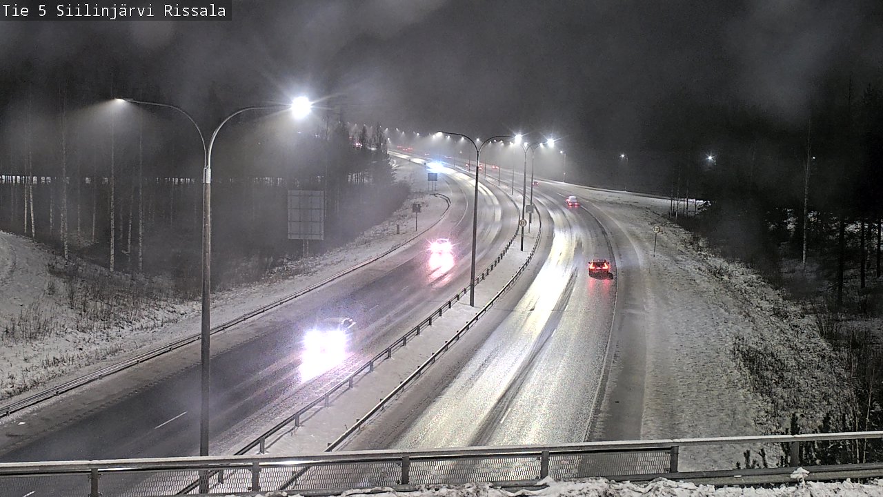 Weather Camera Image Road 5 Siilinjärvi, Rissala, Siilinjärvi, Pohjois-Savo