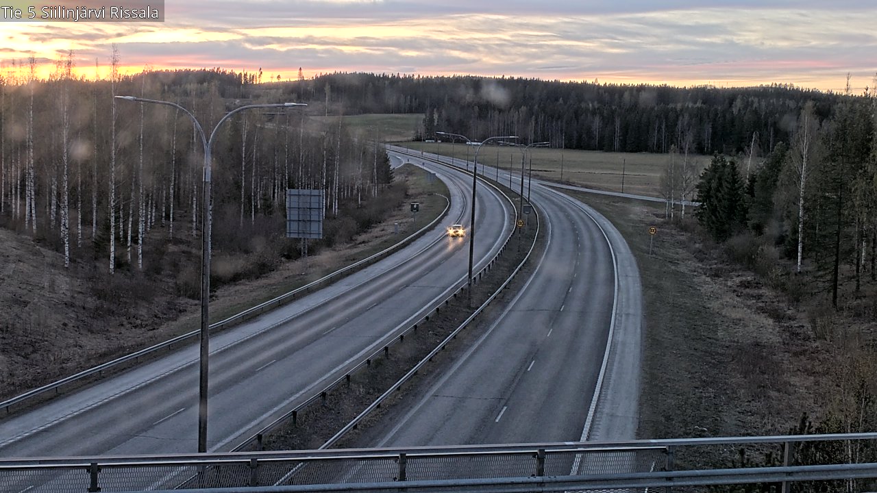 Weather Camera Image Väg 5 Siilinjärvi, Rissala, Siilinjärvi, Pohjois-Savo