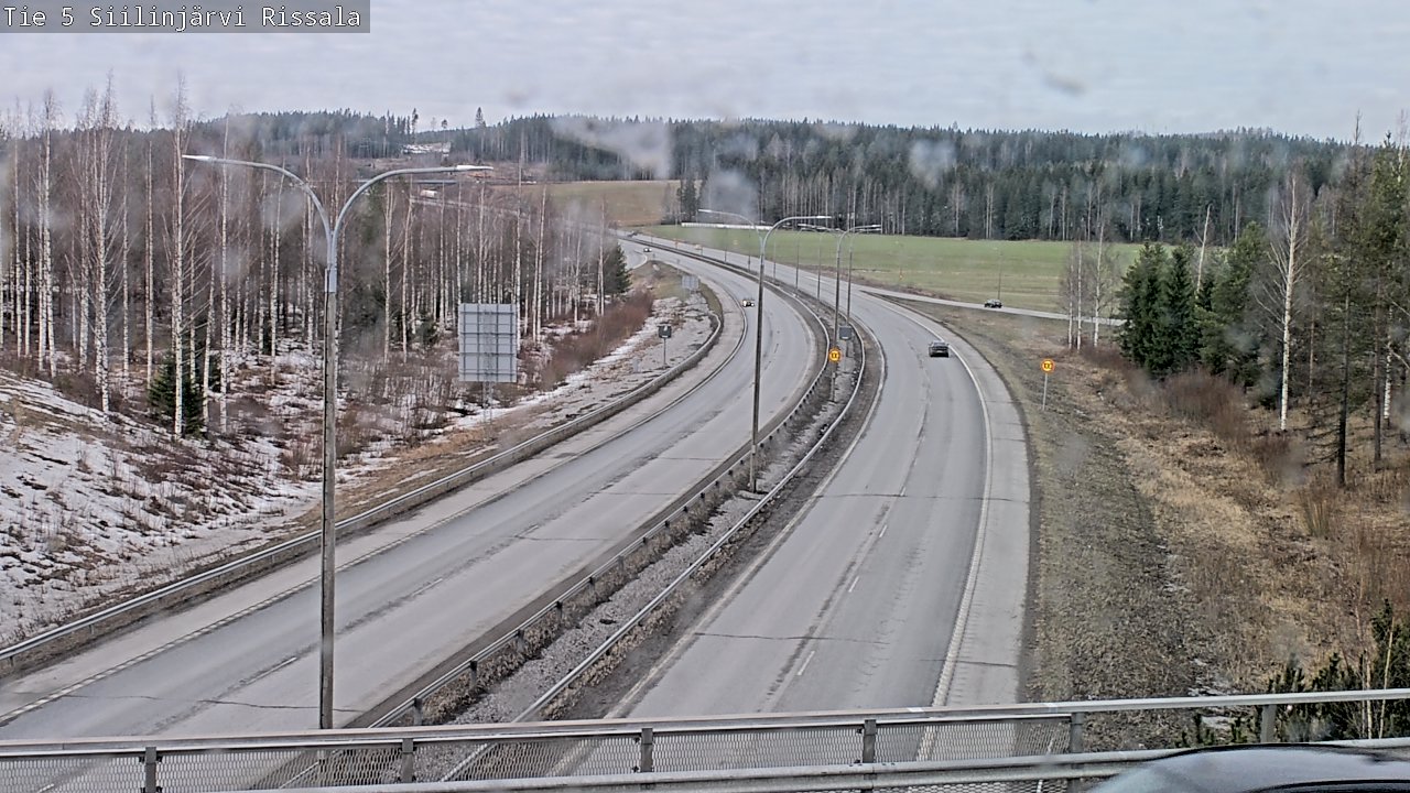 Weather Camera Image Road 5 Siilinjärvi, Rissala, Siilinjärvi, Pohjois-Savo