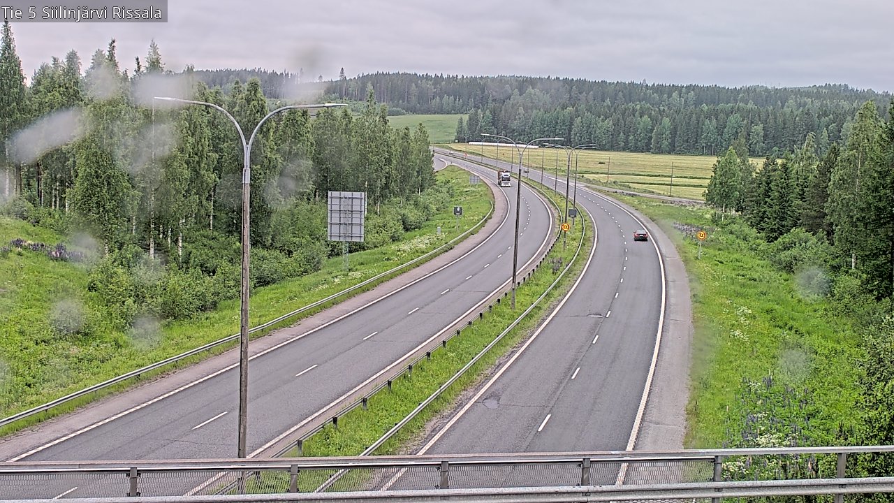 Weather Camera Image Road 5 Siilinjärvi, Rissala, Siilinjärvi, Pohjois-Savo