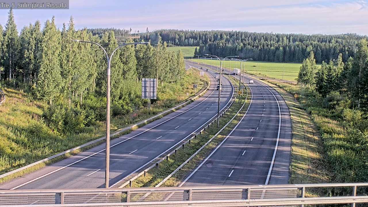 Weather Camera Image Road 5 Siilinjärvi, Rissala, Siilinjärvi, Pohjois-Savo