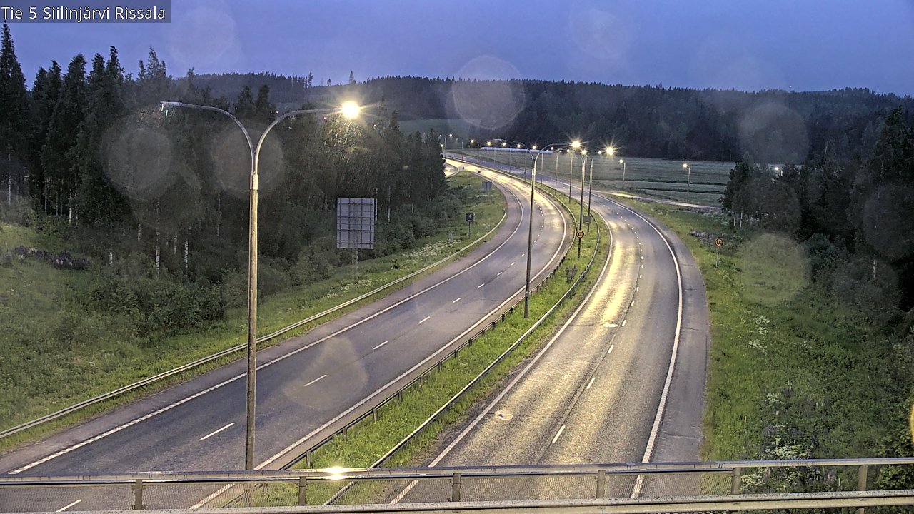 Weather Camera Image Road 5 Siilinjärvi, Rissala, Siilinjärvi, Pohjois-Savo