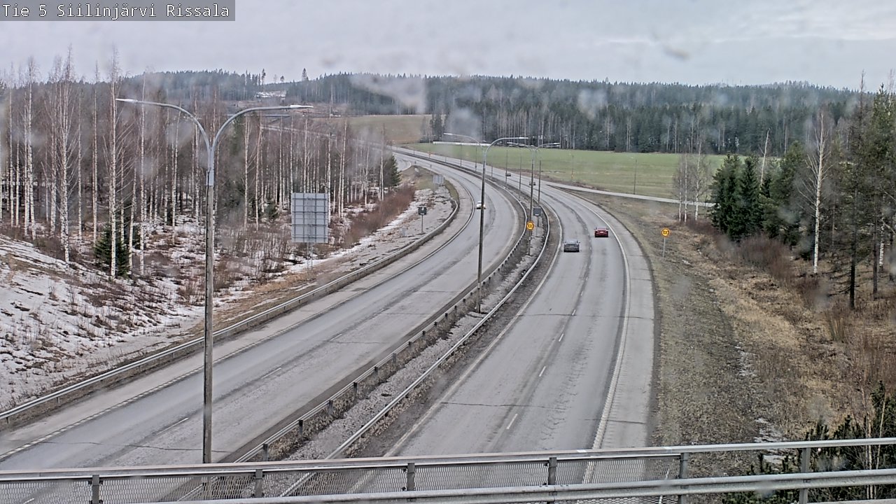Weather Camera Image Road 5 Siilinjärvi, Rissala, Siilinjärvi, Pohjois-Savo