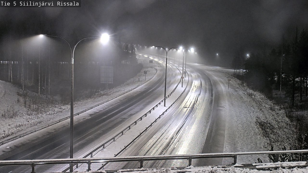 Weather Camera Image Road 5 Siilinjärvi, Rissala, Siilinjärvi, Pohjois-Savo