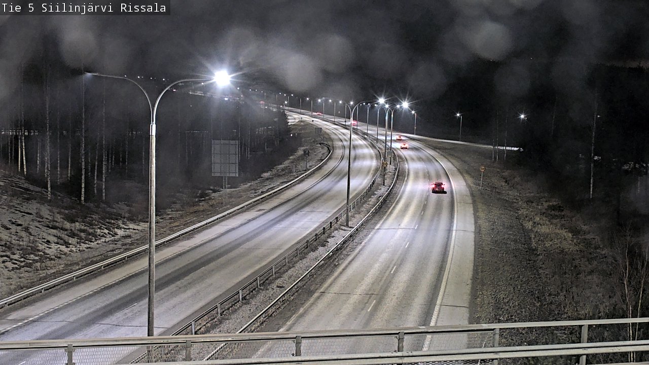 Weather Camera Image Road 5 Siilinjärvi, Rissala, Siilinjärvi, Pohjois-Savo