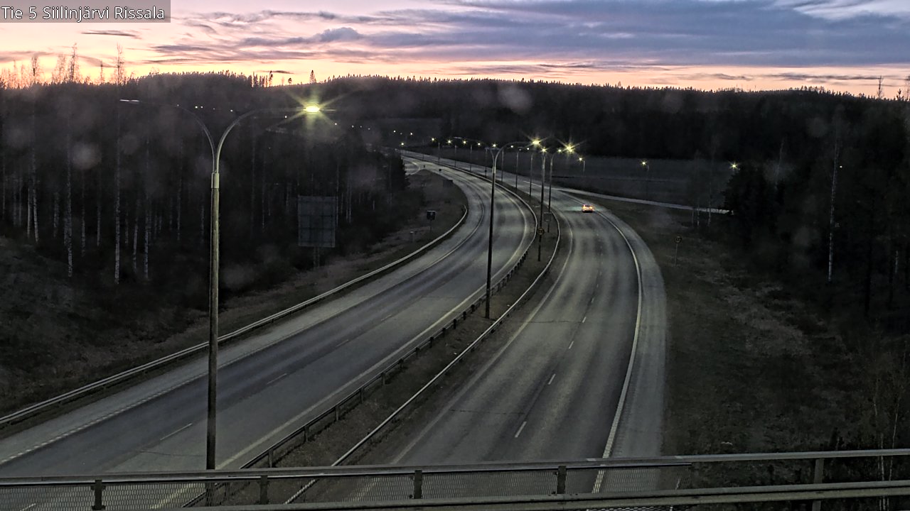 Weather Camera Image Väg 5 Siilinjärvi, Rissala, Siilinjärvi, Pohjois-Savo