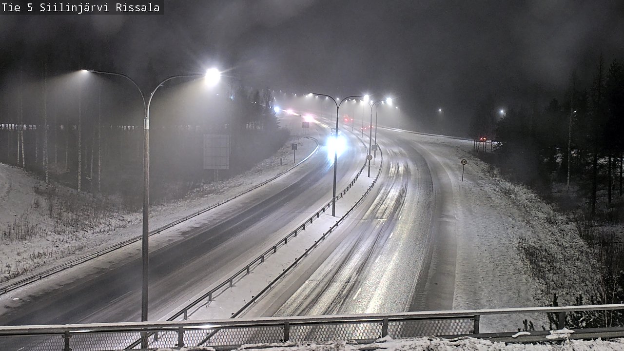 Weather Camera Image Road 5 Siilinjärvi, Rissala, Siilinjärvi, Pohjois-Savo