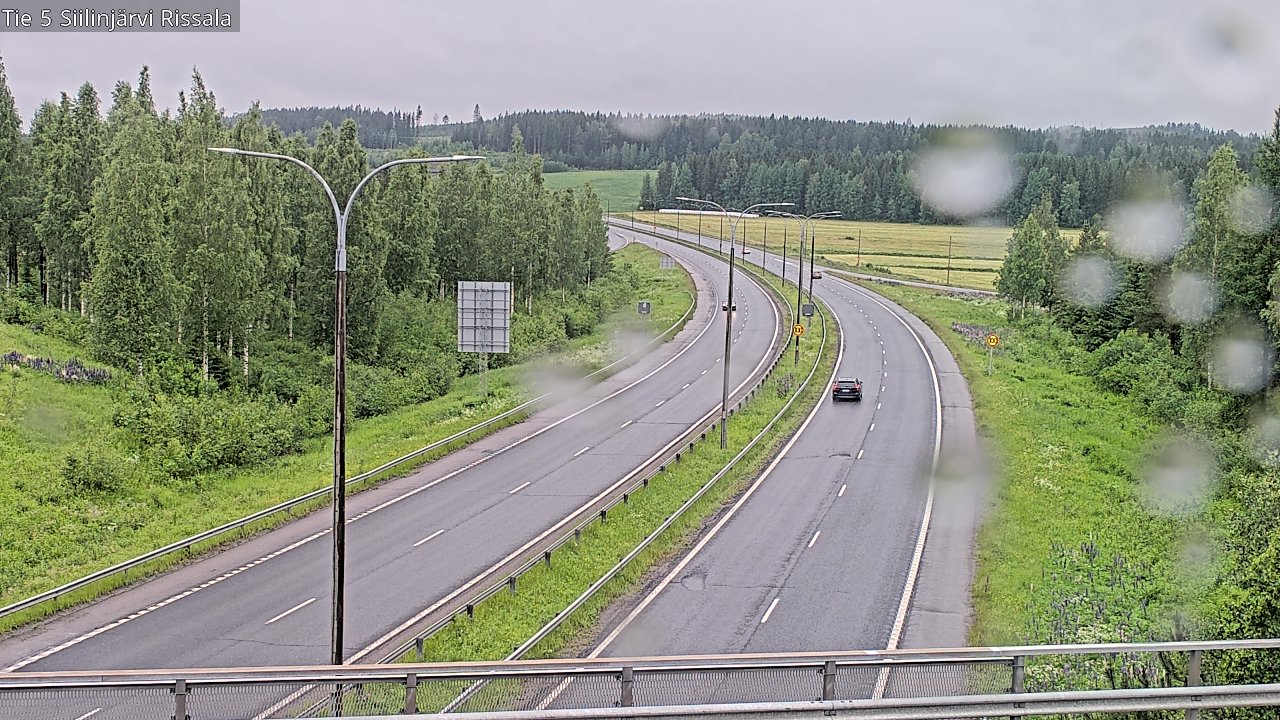 Weather Camera Image Väg 5 Siilinjärvi, Rissala, Siilinjärvi, Pohjois-Savo