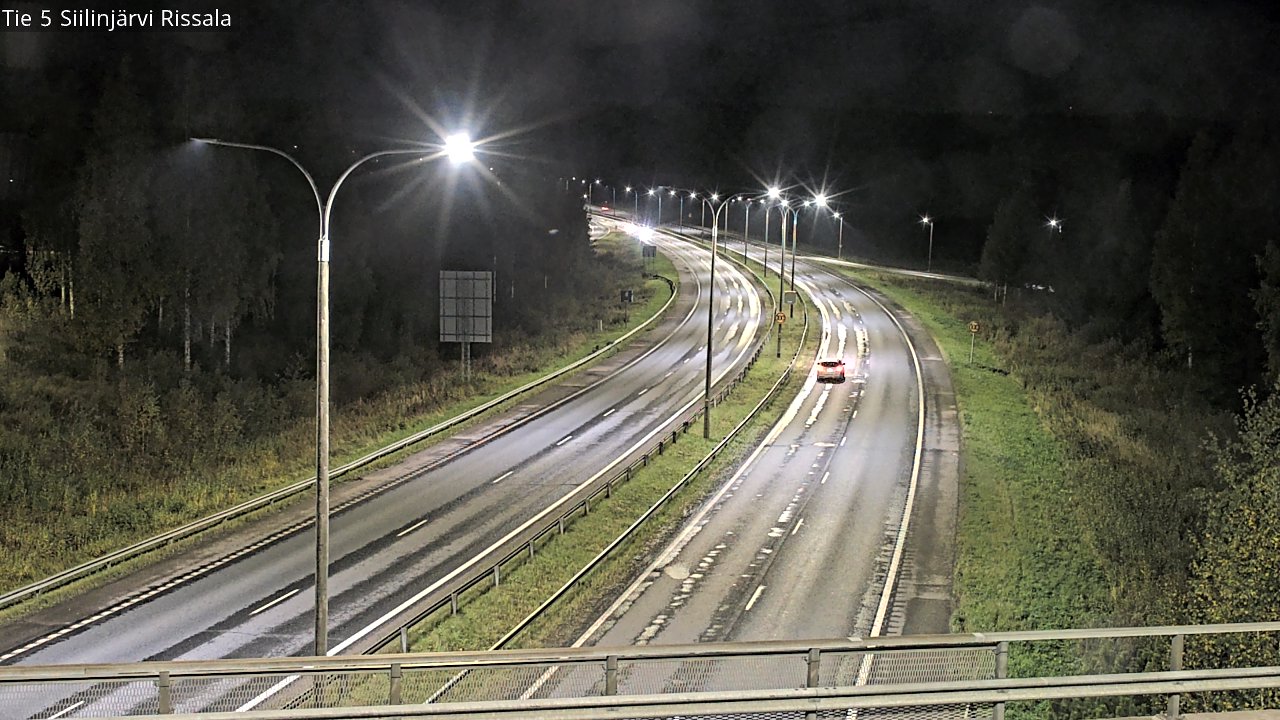 Weather Camera Image Road 5 Siilinjärvi, Rissala, Siilinjärvi, Pohjois-Savo