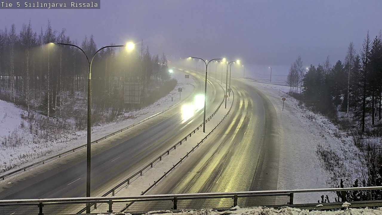 Weather Camera Image Road 5 Siilinjärvi, Rissala, Siilinjärvi, Pohjois-Savo