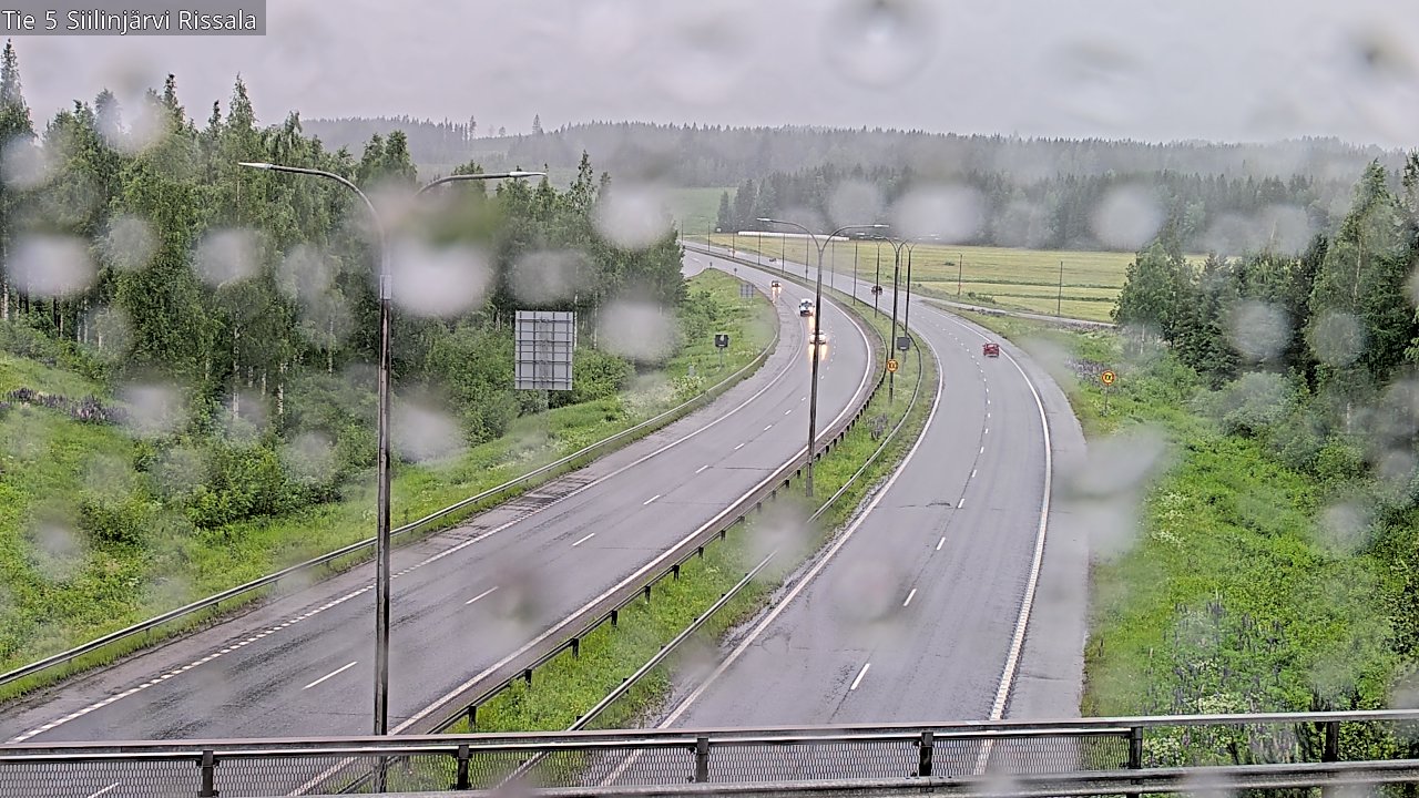 Weather Camera Image Road 5 Siilinjärvi, Rissala, Siilinjärvi, Pohjois-Savo