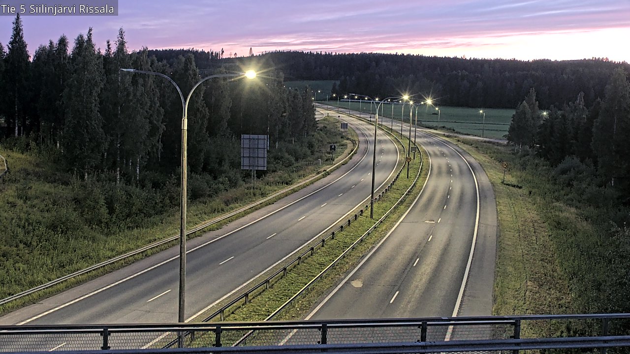 Weather Camera Image Road 5 Siilinjärvi, Rissala, Siilinjärvi, Pohjois-Savo