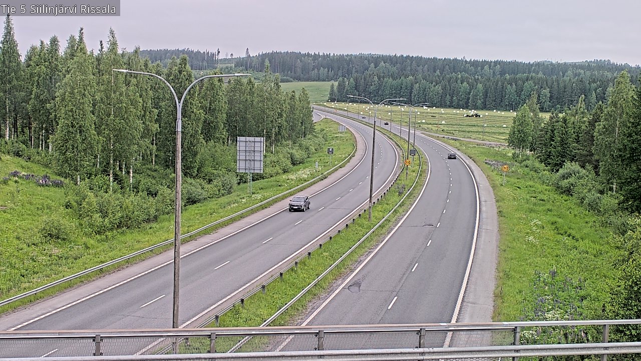 Weather Camera Image Road 5 Siilinjärvi, Rissala, Siilinjärvi, Pohjois-Savo
