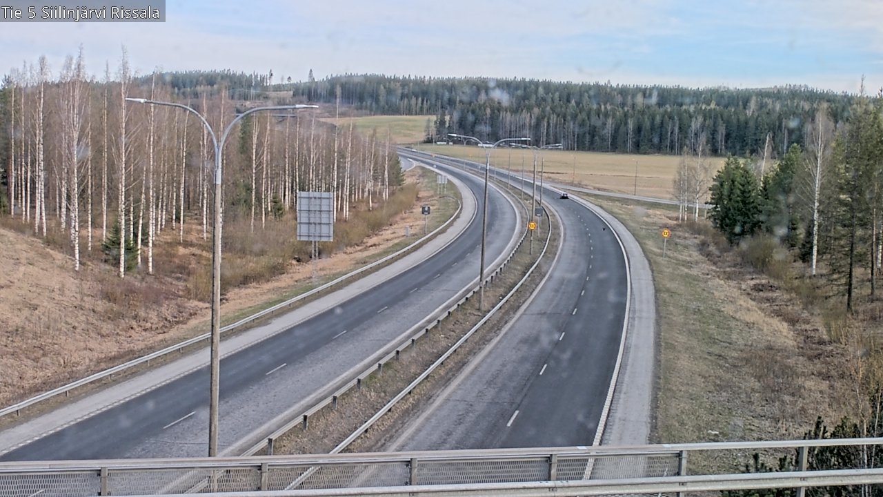 Weather Camera Image Väg 5 Siilinjärvi, Rissala, Siilinjärvi, Pohjois-Savo