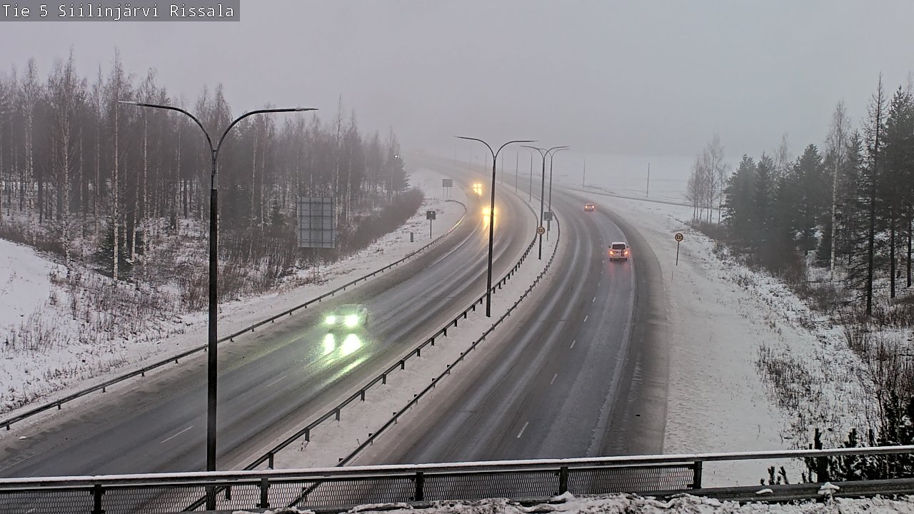 Weather Camera Image Road 5 Siilinjärvi, Rissala, Siilinjärvi, Pohjois-Savo
