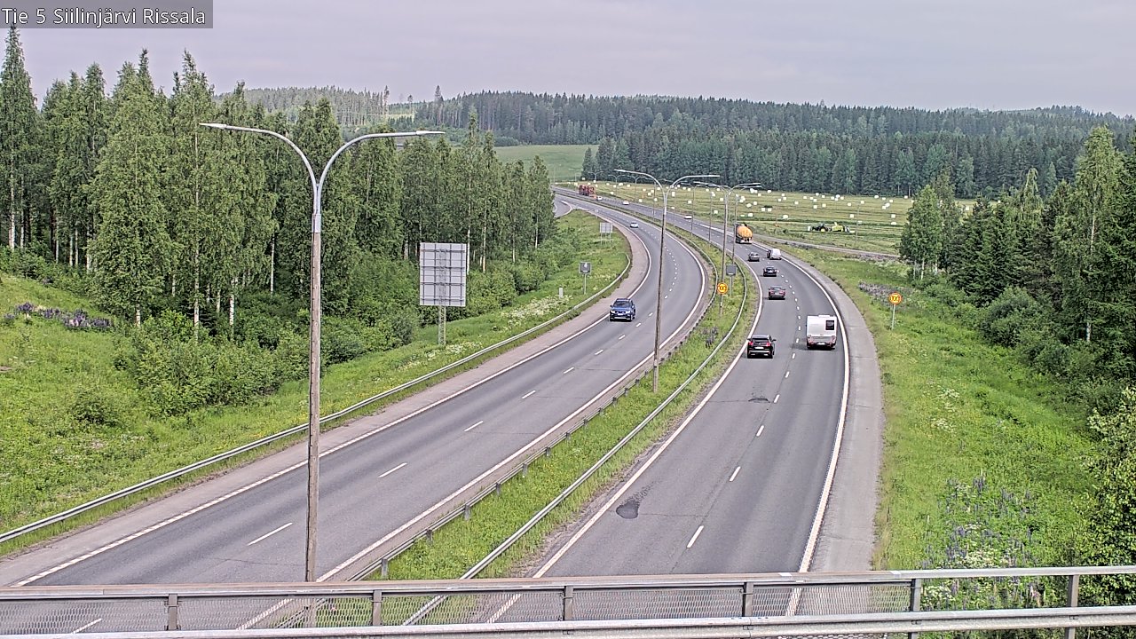 Weather Camera Image Road 5 Siilinjärvi, Rissala, Siilinjärvi, Pohjois-Savo