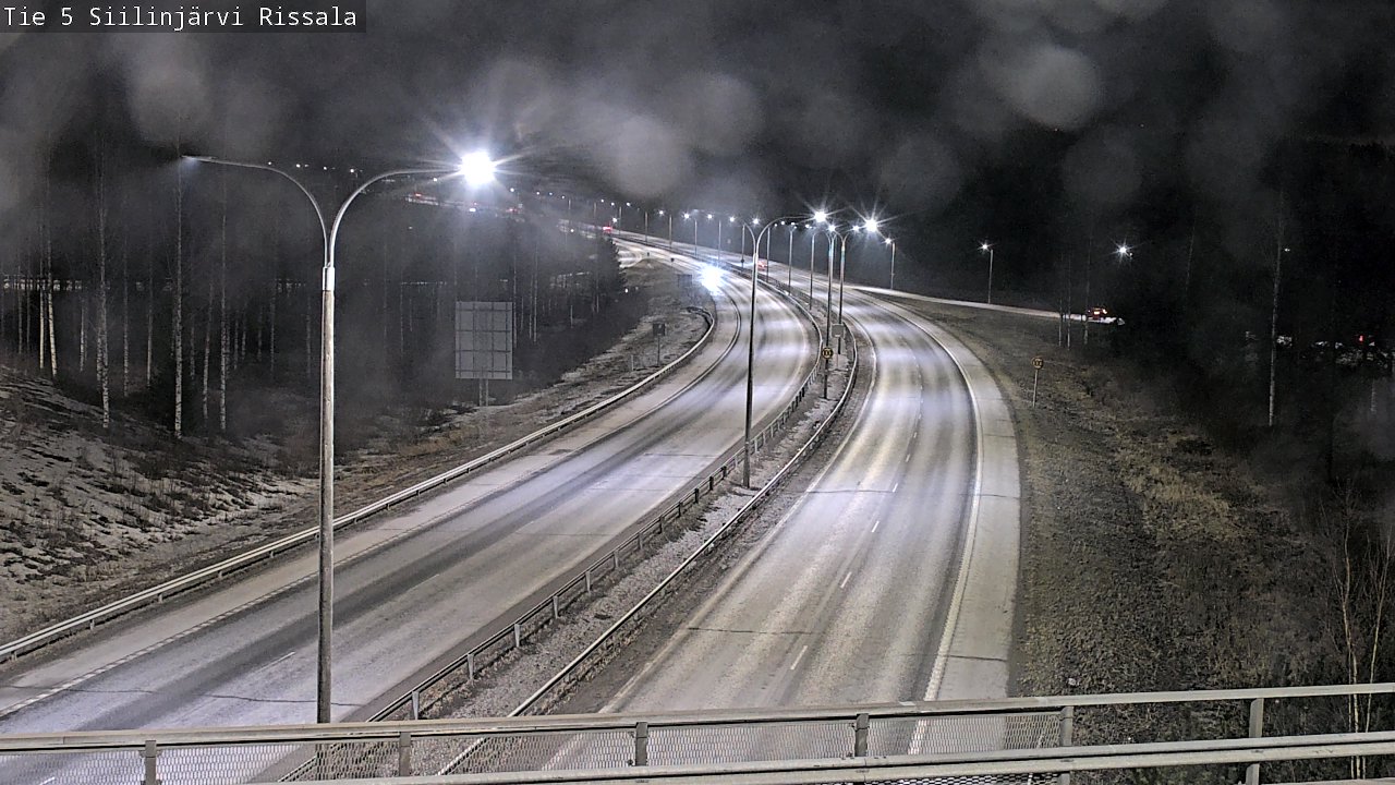 Weather Camera Image Road 5 Siilinjärvi, Rissala, Siilinjärvi, Pohjois-Savo