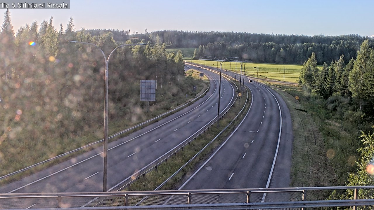 Weather Camera Image Road 5 Siilinjärvi, Rissala, Siilinjärvi, Pohjois-Savo