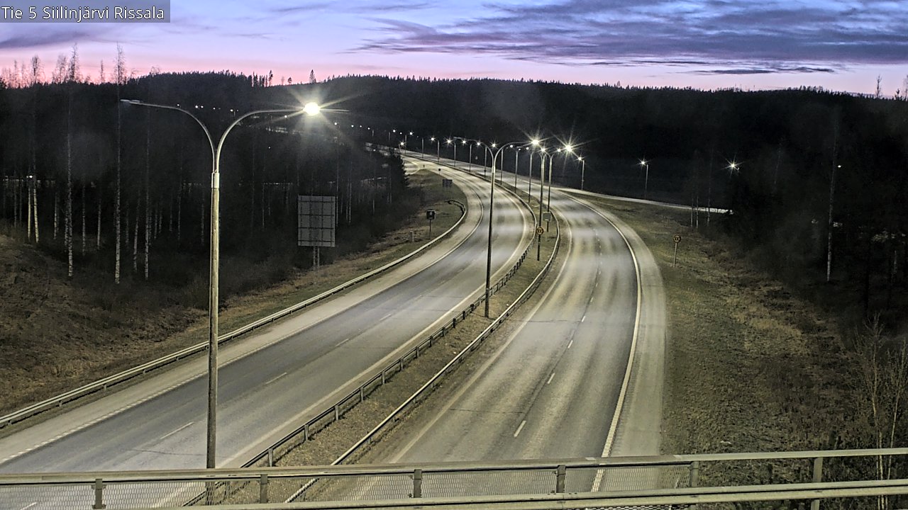 Weather Camera Image Väg 5 Siilinjärvi, Rissala, Siilinjärvi, Pohjois-Savo
