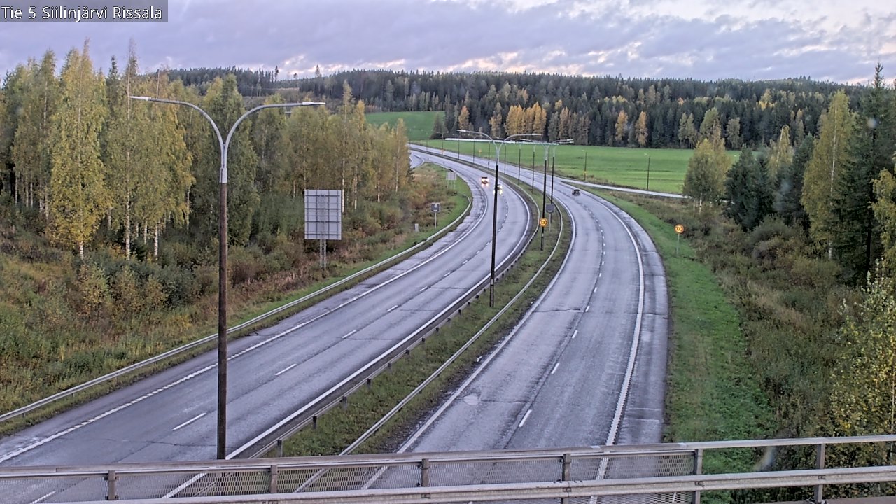 Weather Camera Image Road 5 Siilinjärvi, Rissala, Siilinjärvi, Pohjois-Savo