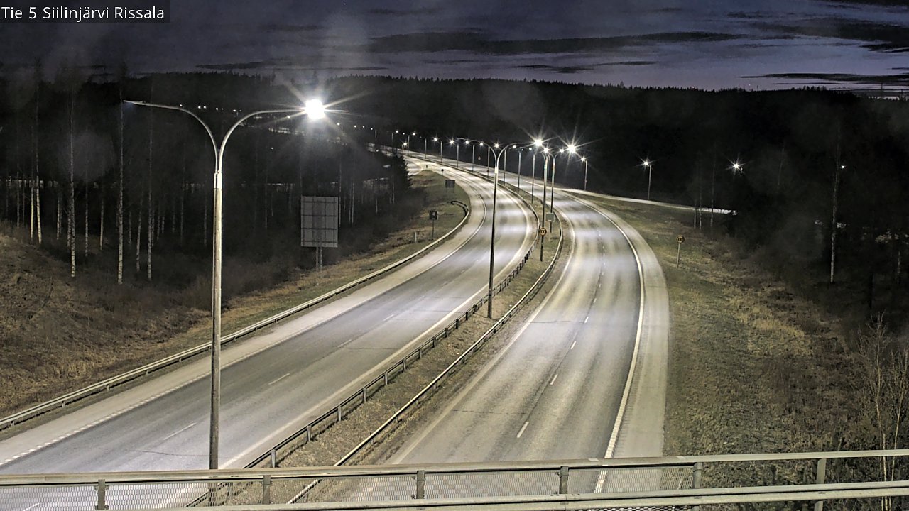 Weather Camera Image Väg 5 Siilinjärvi, Rissala, Siilinjärvi, Pohjois-Savo