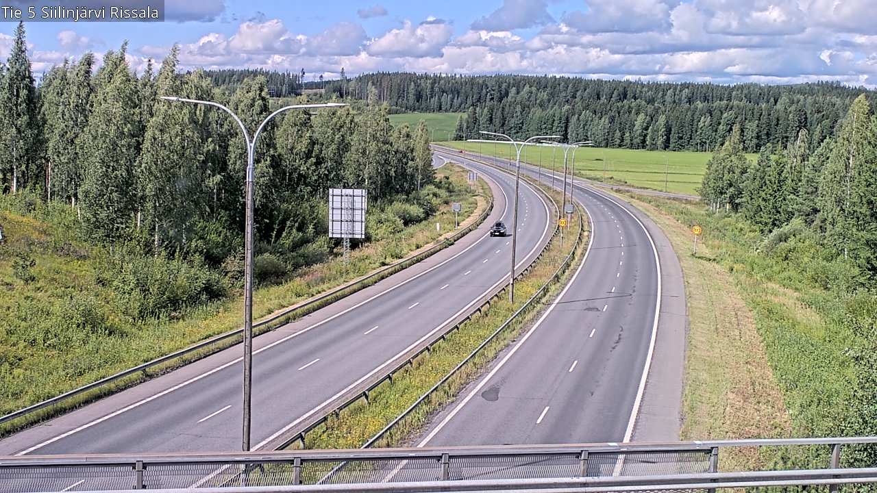 Weather Camera Image Road 5 Siilinjärvi, Rissala, Siilinjärvi, Pohjois-Savo