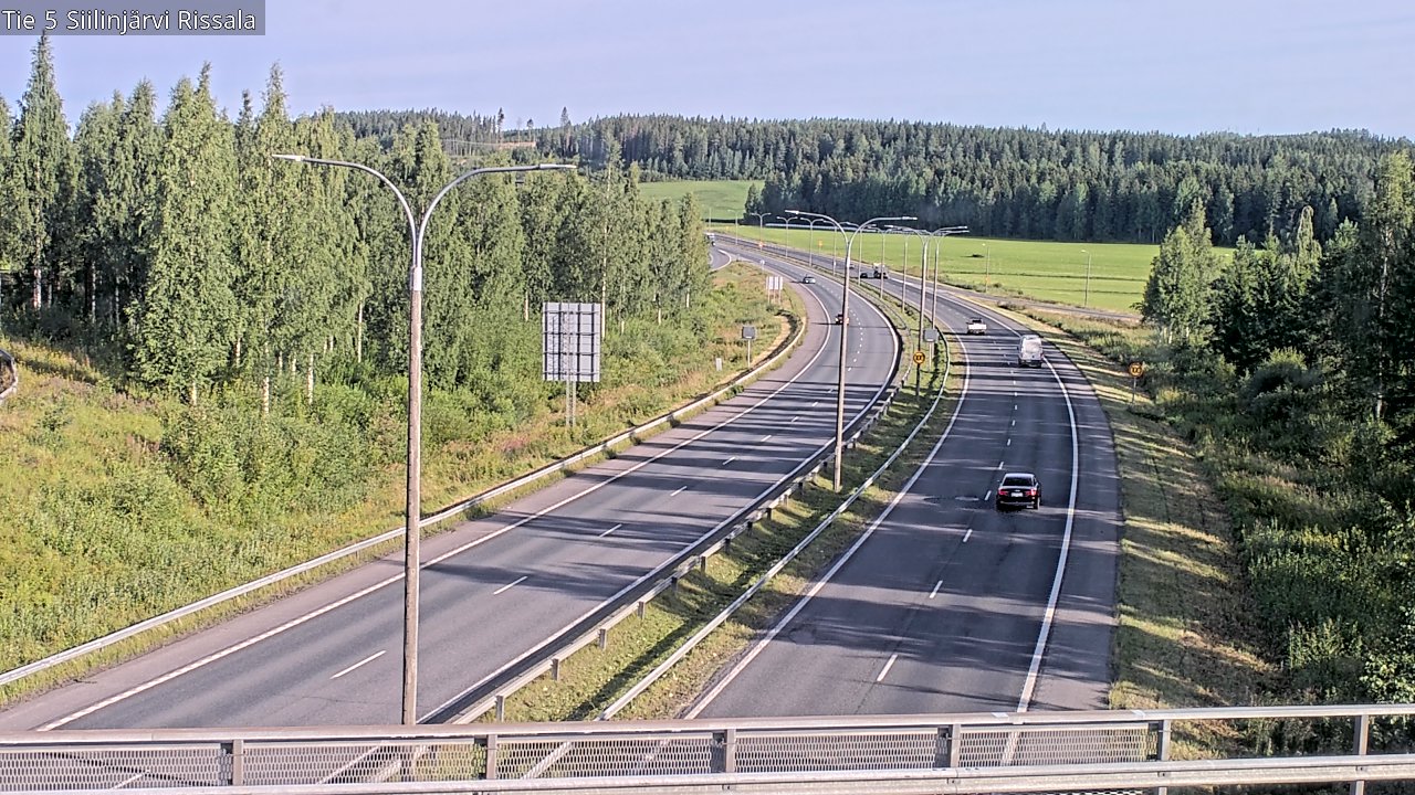 Weather Camera Image Road 5 Siilinjärvi, Rissala, Siilinjärvi, Pohjois-Savo