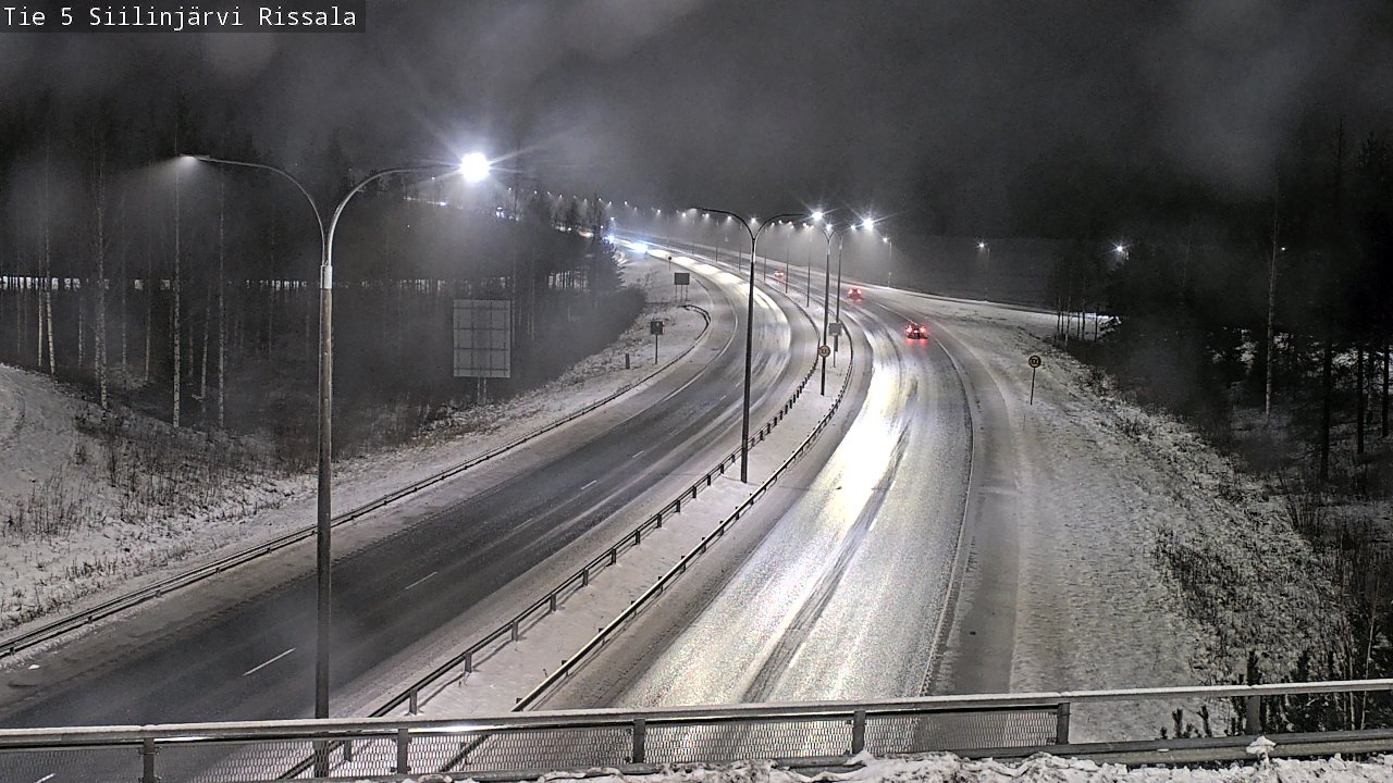Weather Camera Image Road 5 Siilinjärvi, Rissala, Siilinjärvi, Pohjois-Savo