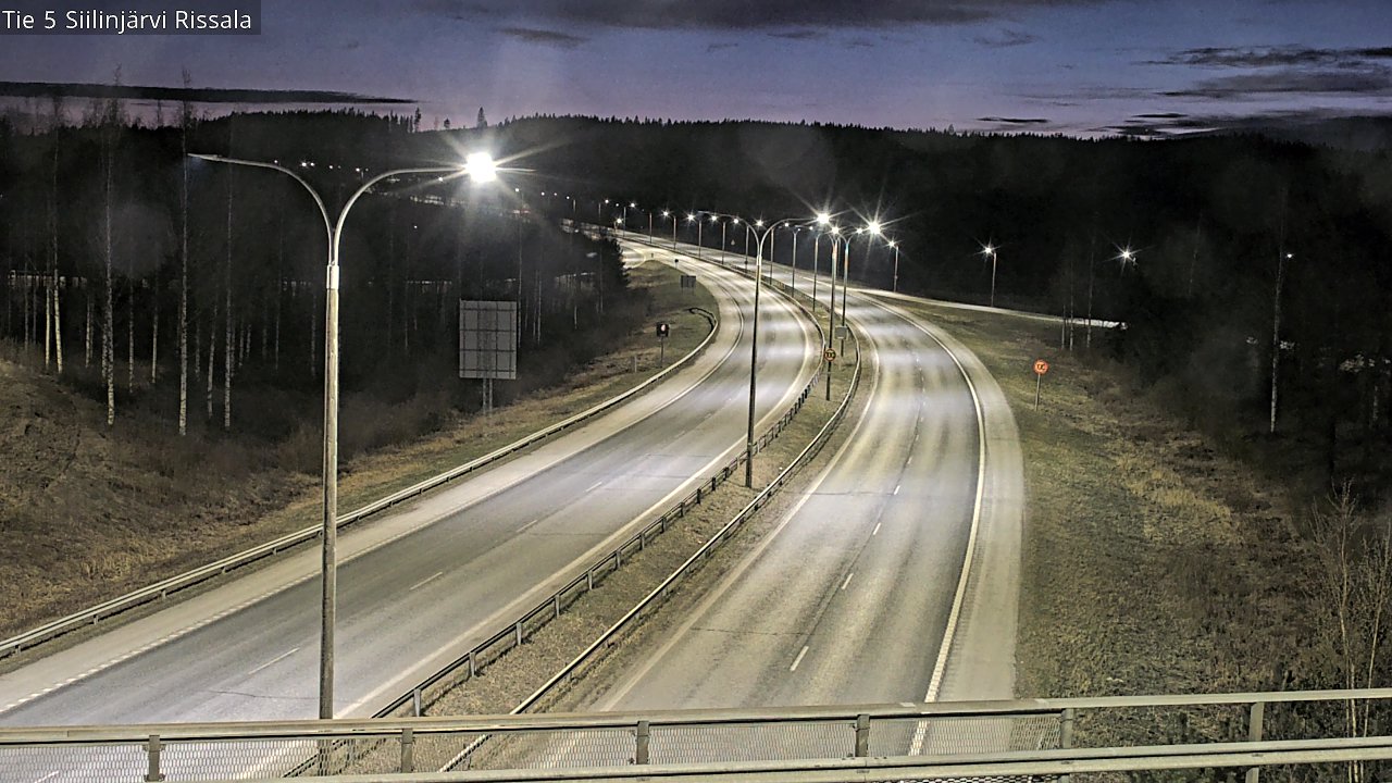 Weather Camera Image Väg 5 Siilinjärvi, Rissala, Siilinjärvi, Pohjois-Savo