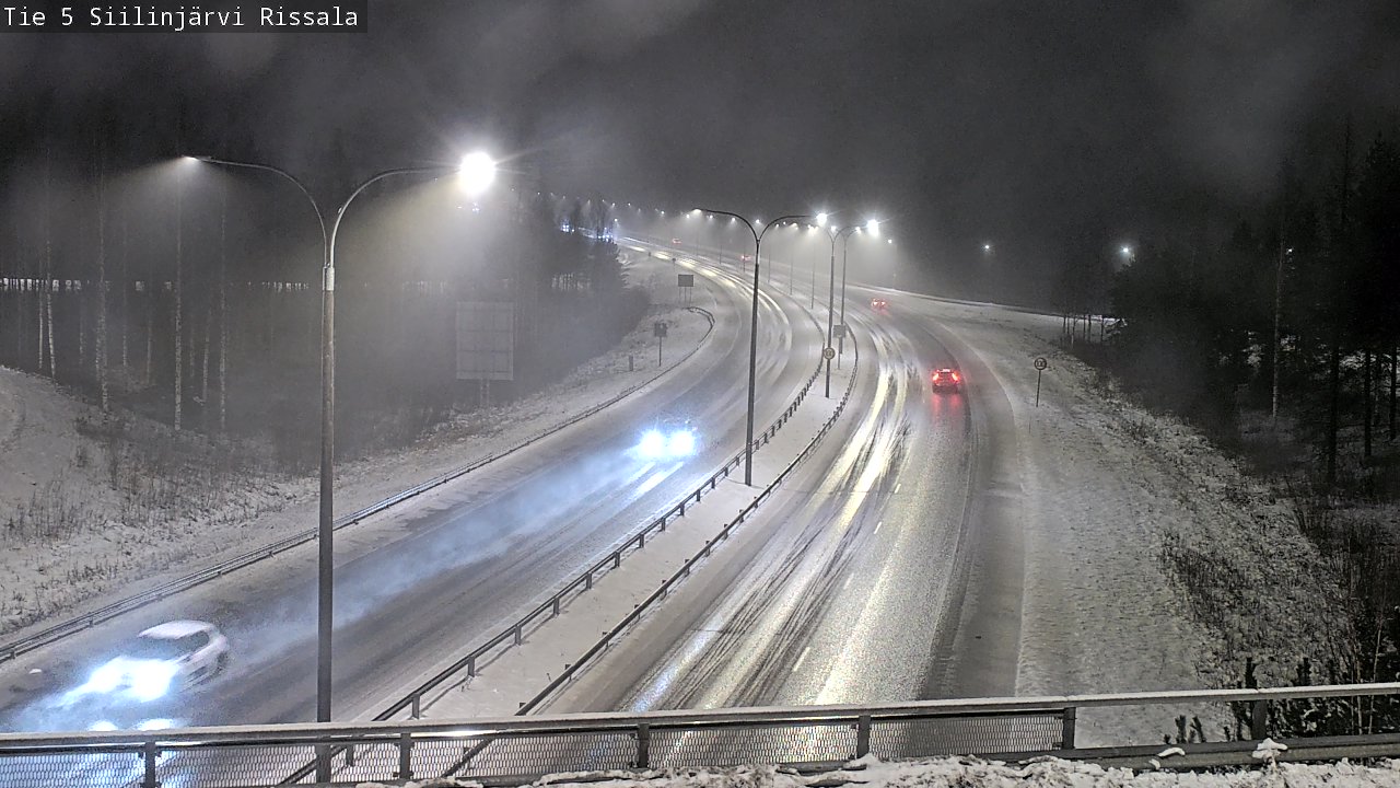 Weather Camera Image Road 5 Siilinjärvi, Rissala, Siilinjärvi, Pohjois-Savo