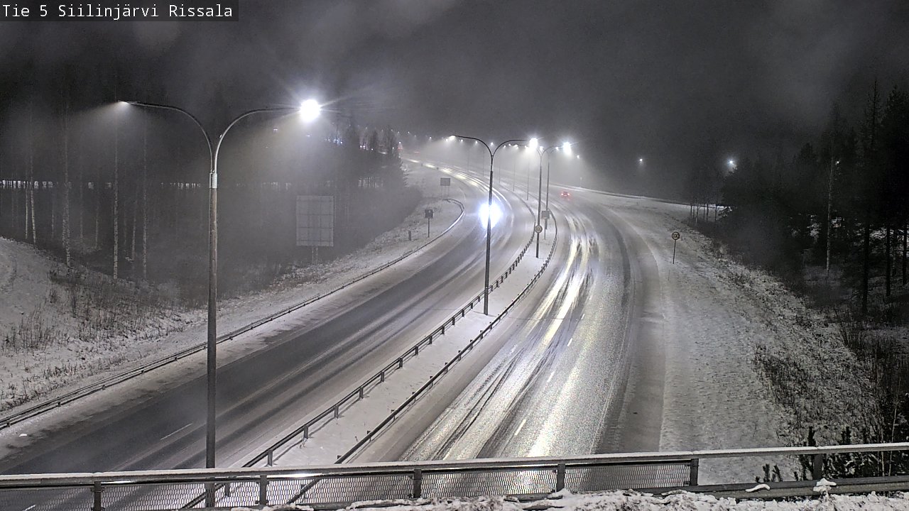 Weather Camera Image Road 5 Siilinjärvi, Rissala, Siilinjärvi, Pohjois-Savo