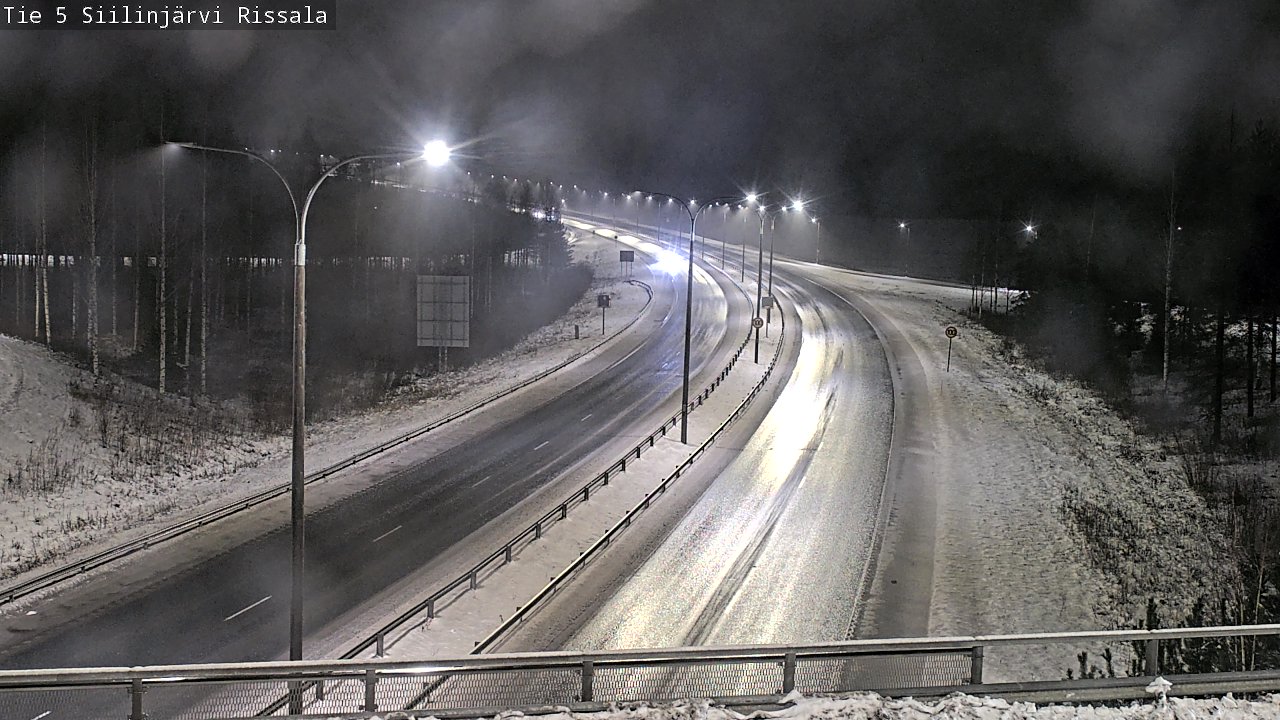 Weather Camera Image Road 5 Siilinjärvi, Rissala, Siilinjärvi, Pohjois-Savo