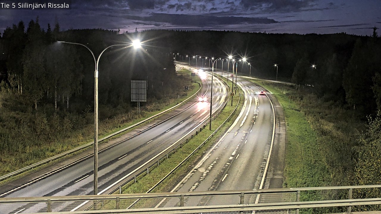Weather Camera Image Road 5 Siilinjärvi, Rissala, Siilinjärvi, Pohjois-Savo