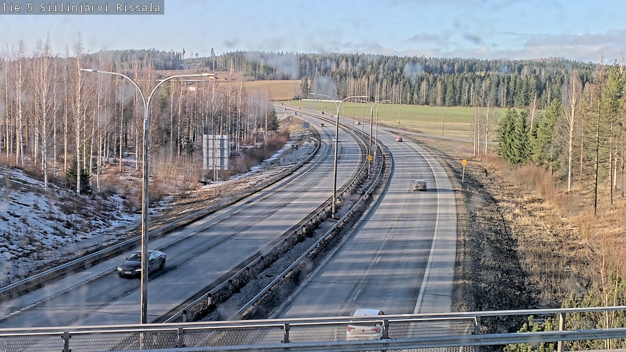 Weather Camera Image Road 5 Siilinjärvi, Rissala, Siilinjärvi, Pohjois-Savo