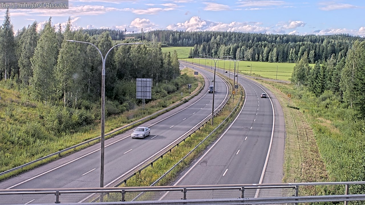 Weather Camera Image Road 5 Siilinjärvi, Rissala, Siilinjärvi, Pohjois-Savo