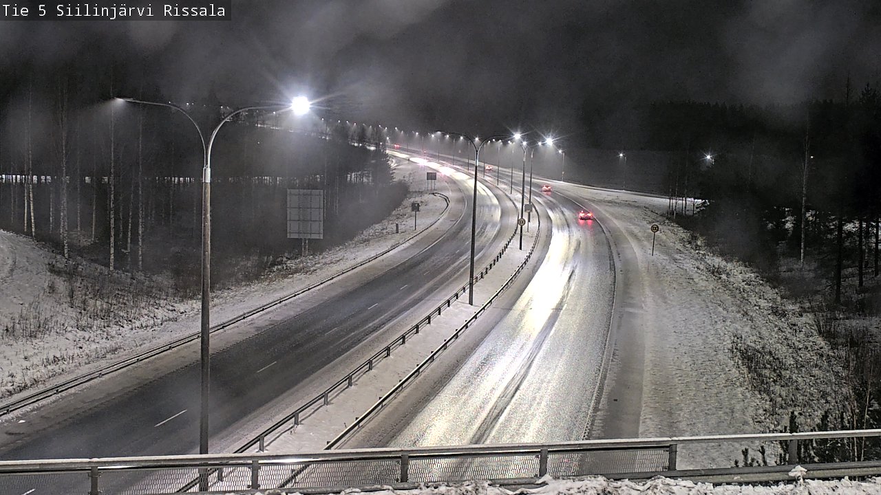 Weather Camera Image Road 5 Siilinjärvi, Rissala, Siilinjärvi, Pohjois-Savo