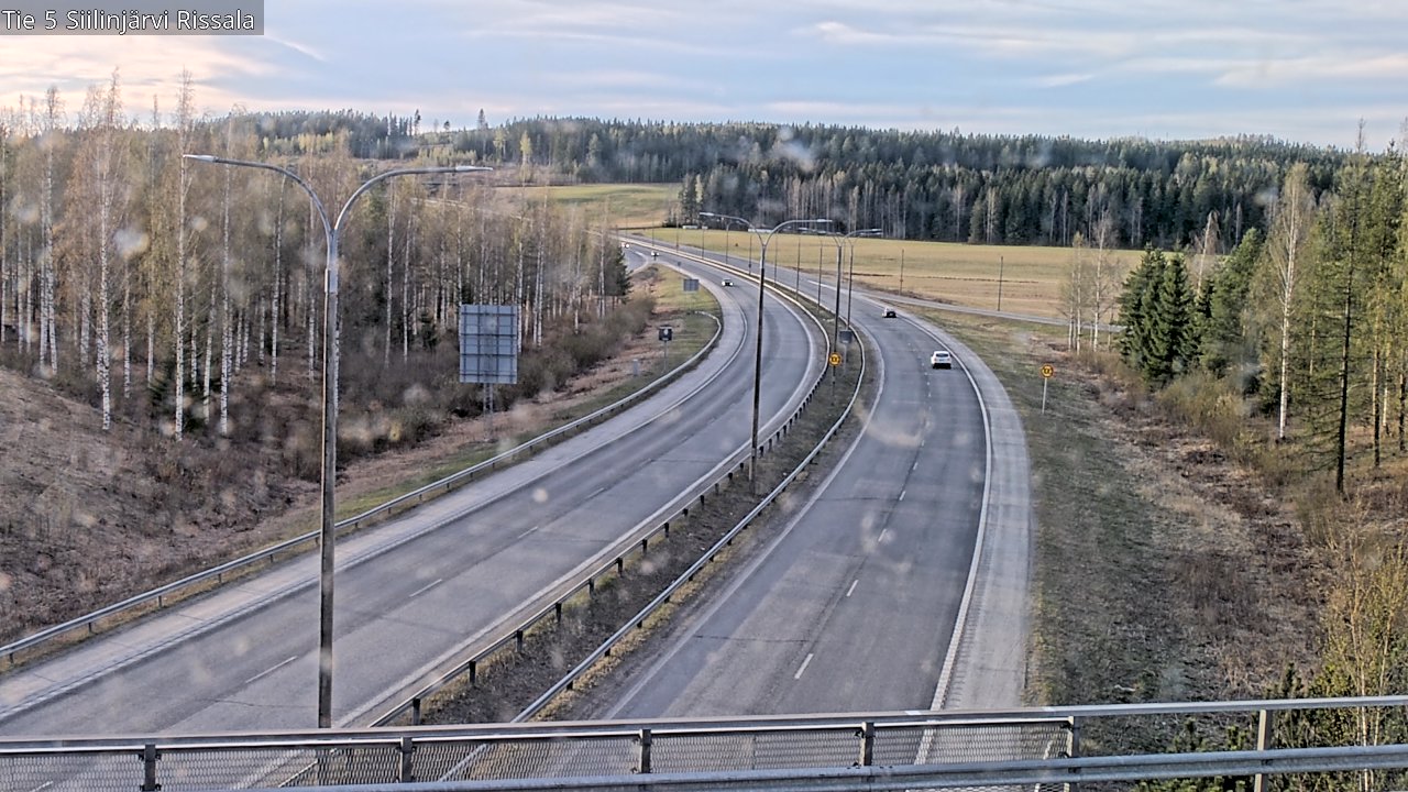 Weather Camera Image Väg 5 Siilinjärvi, Rissala, Siilinjärvi, Pohjois-Savo