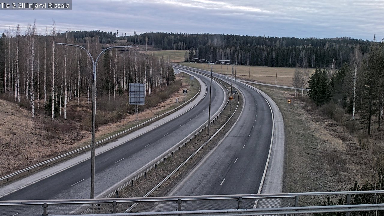 Weather Camera Image Väg 5 Siilinjärvi, Rissala, Siilinjärvi, Pohjois-Savo