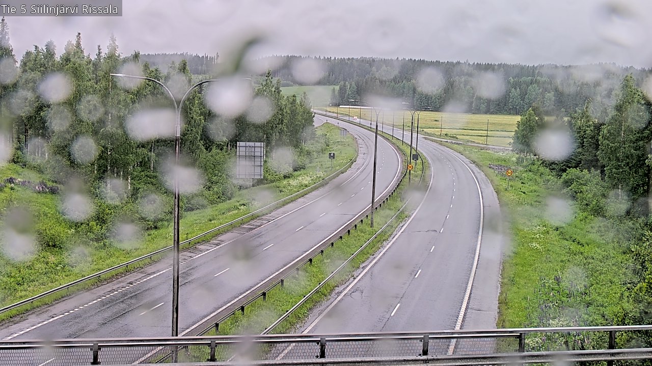 Weather Camera Image Road 5 Siilinjärvi, Rissala, Siilinjärvi, Pohjois-Savo