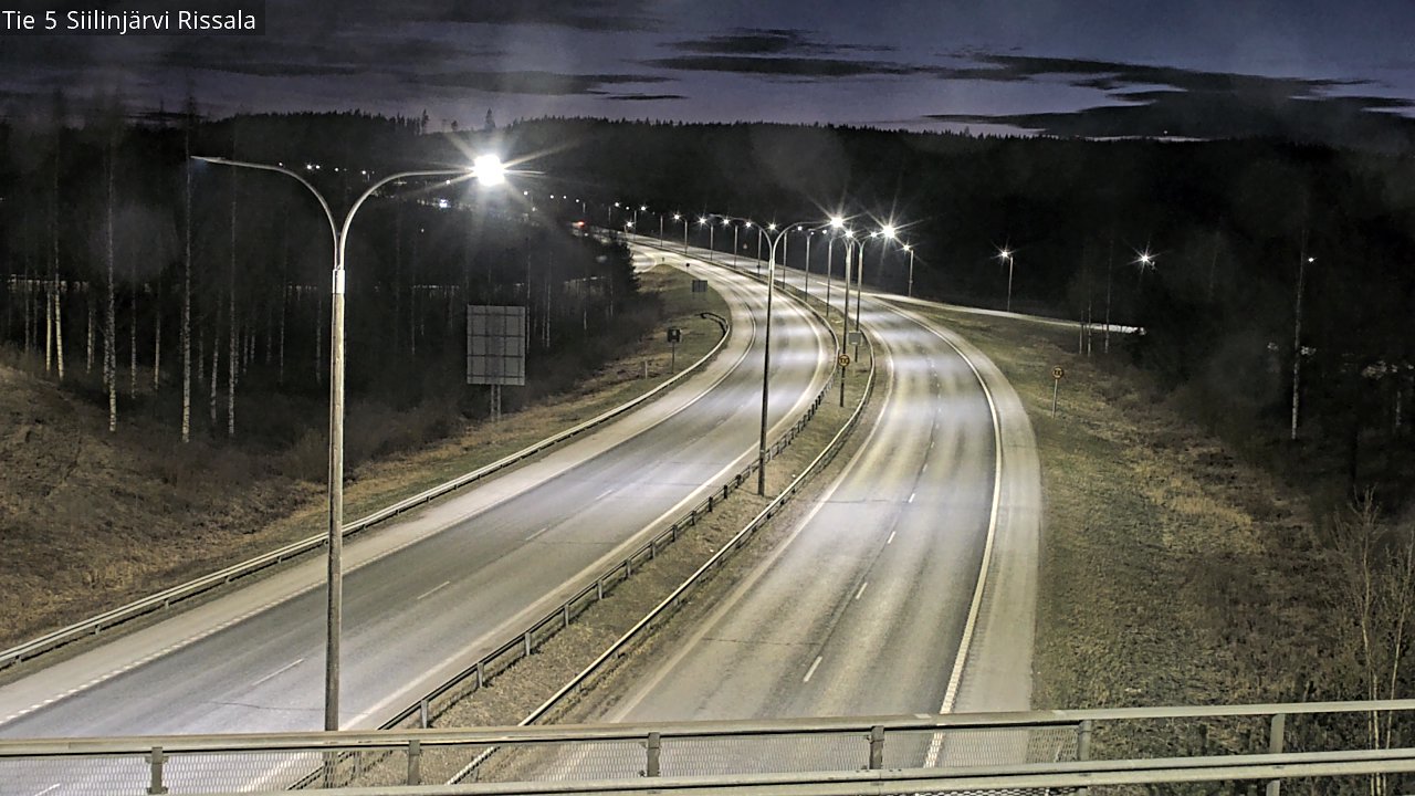 Weather Camera Image Väg 5 Siilinjärvi, Rissala, Siilinjärvi, Pohjois-Savo