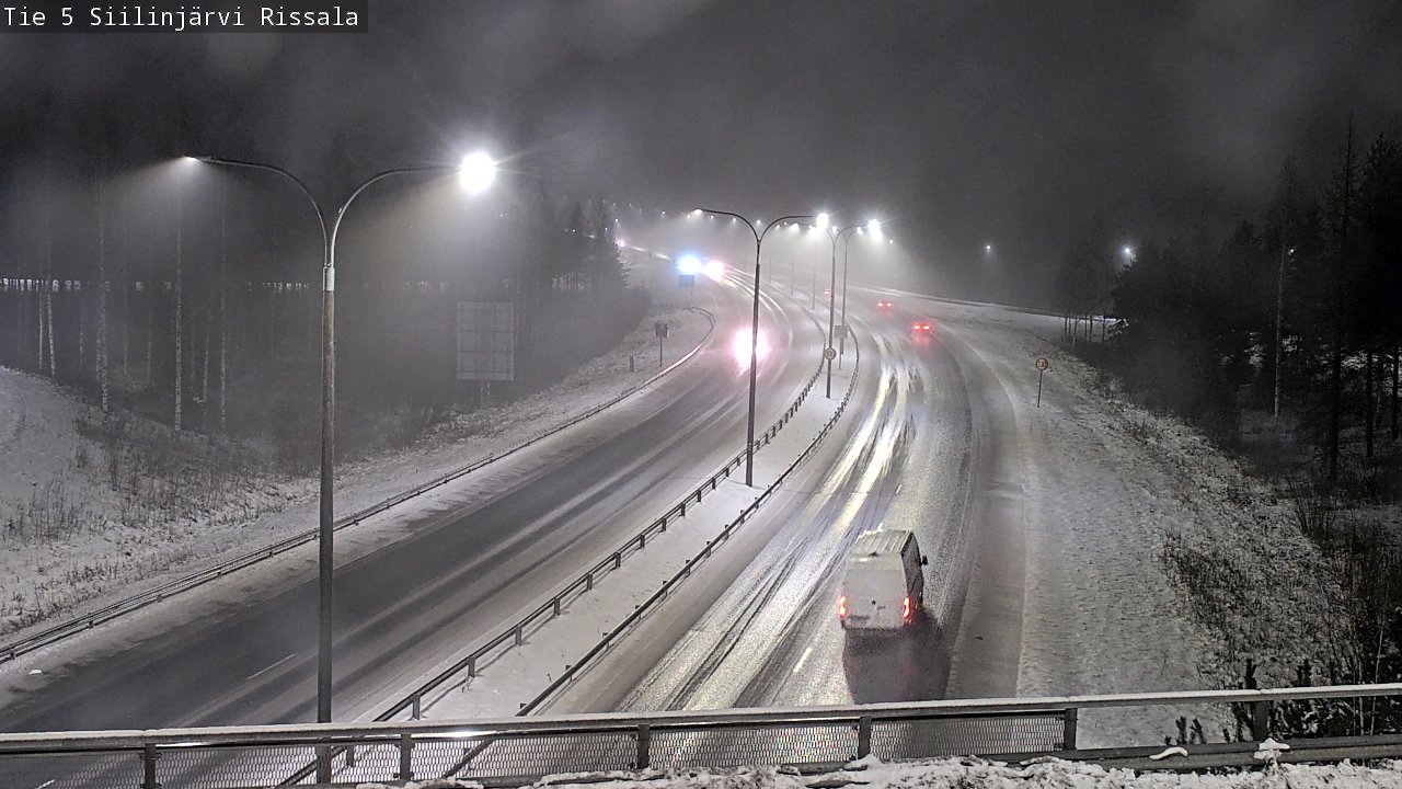 Weather Camera Image Road 5 Siilinjärvi, Rissala, Siilinjärvi, Pohjois-Savo