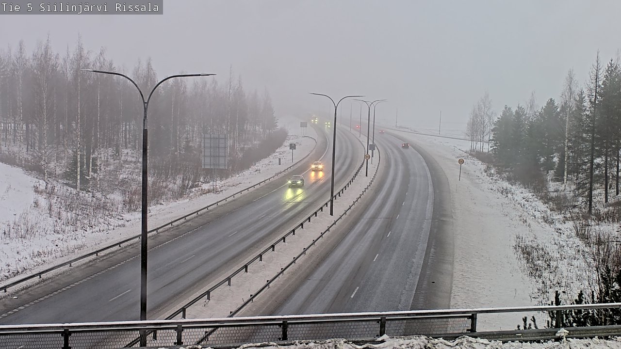 Weather Camera Image Road 5 Siilinjärvi, Rissala, Siilinjärvi, Pohjois-Savo
