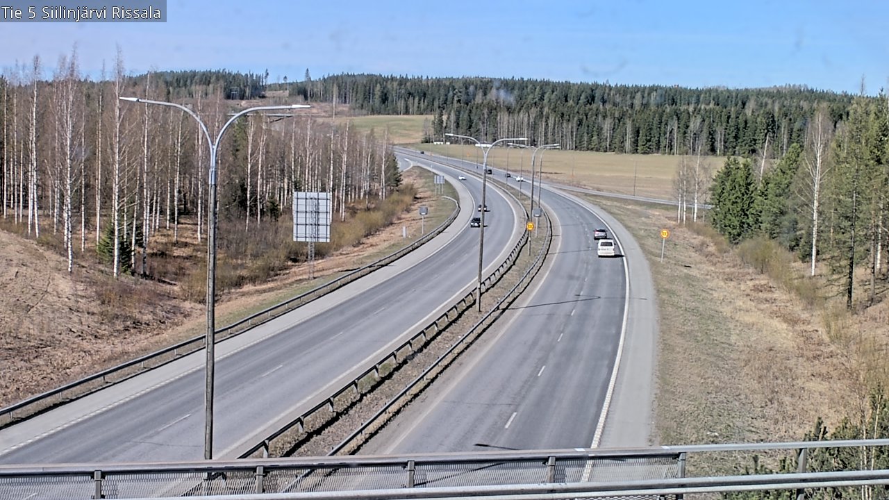 Weather Camera Image Väg 5 Siilinjärvi, Rissala, Siilinjärvi, Pohjois-Savo