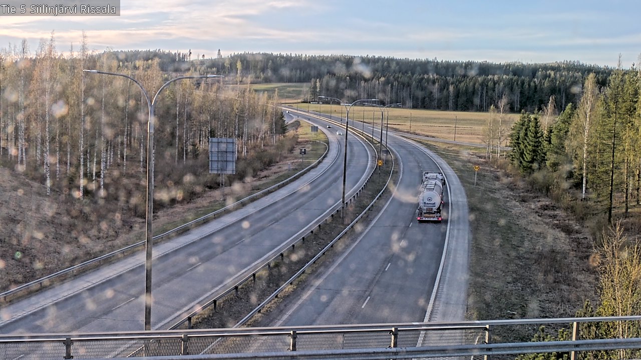 Weather Camera Image Väg 5 Siilinjärvi, Rissala, Siilinjärvi, Pohjois-Savo