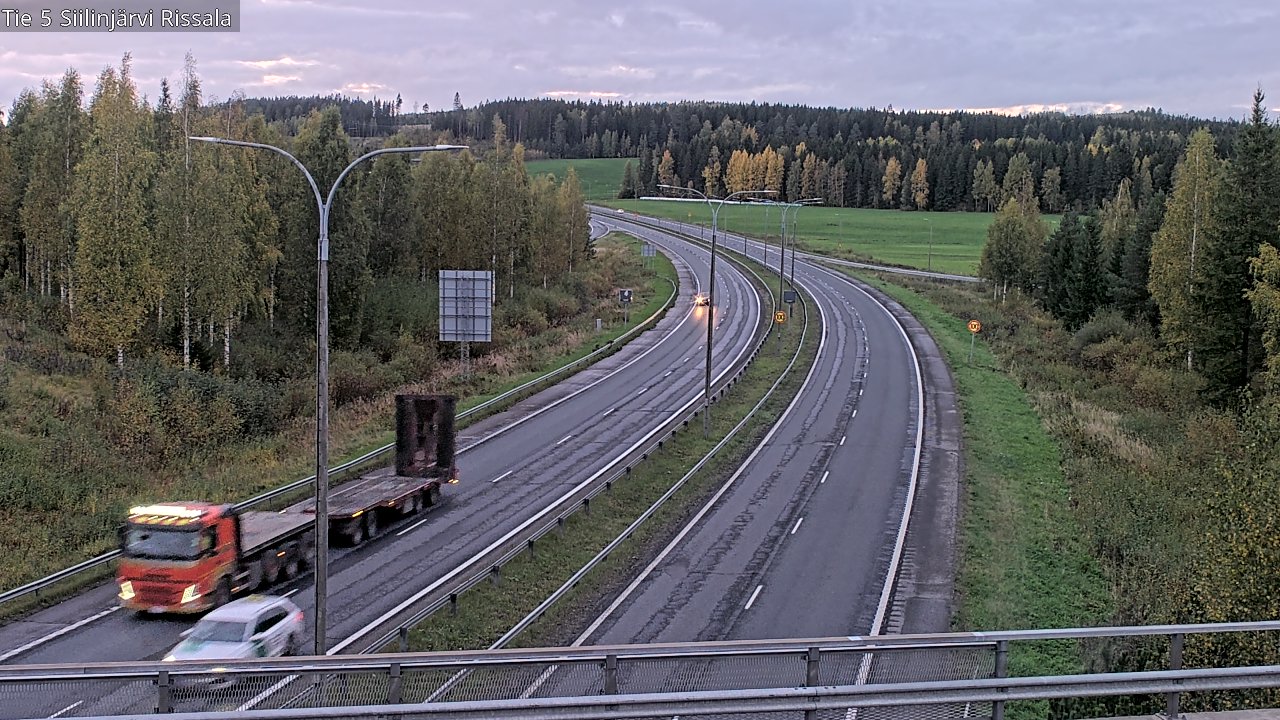 Weather Camera Image Road 5 Siilinjärvi, Rissala, Siilinjärvi, Pohjois-Savo
