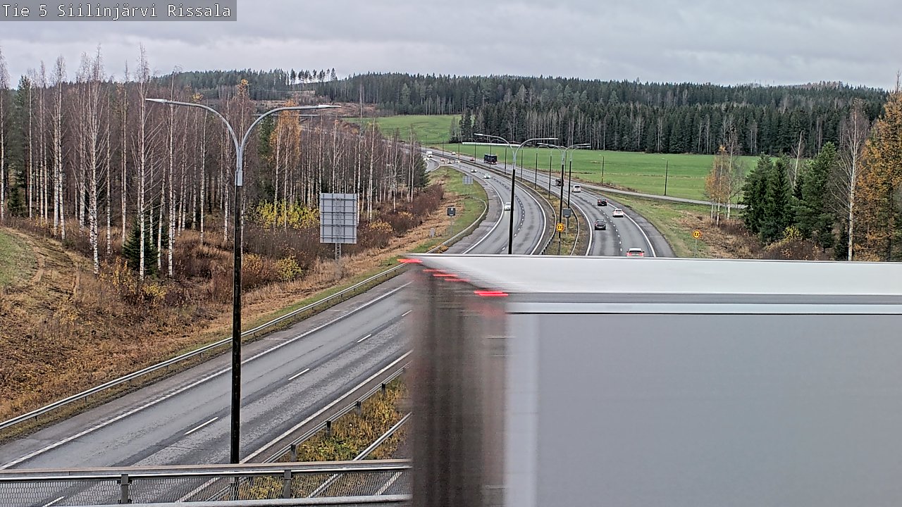 Weather Camera Image Väg 5 Siilinjärvi, Rissala, Siilinjärvi, Pohjois-Savo