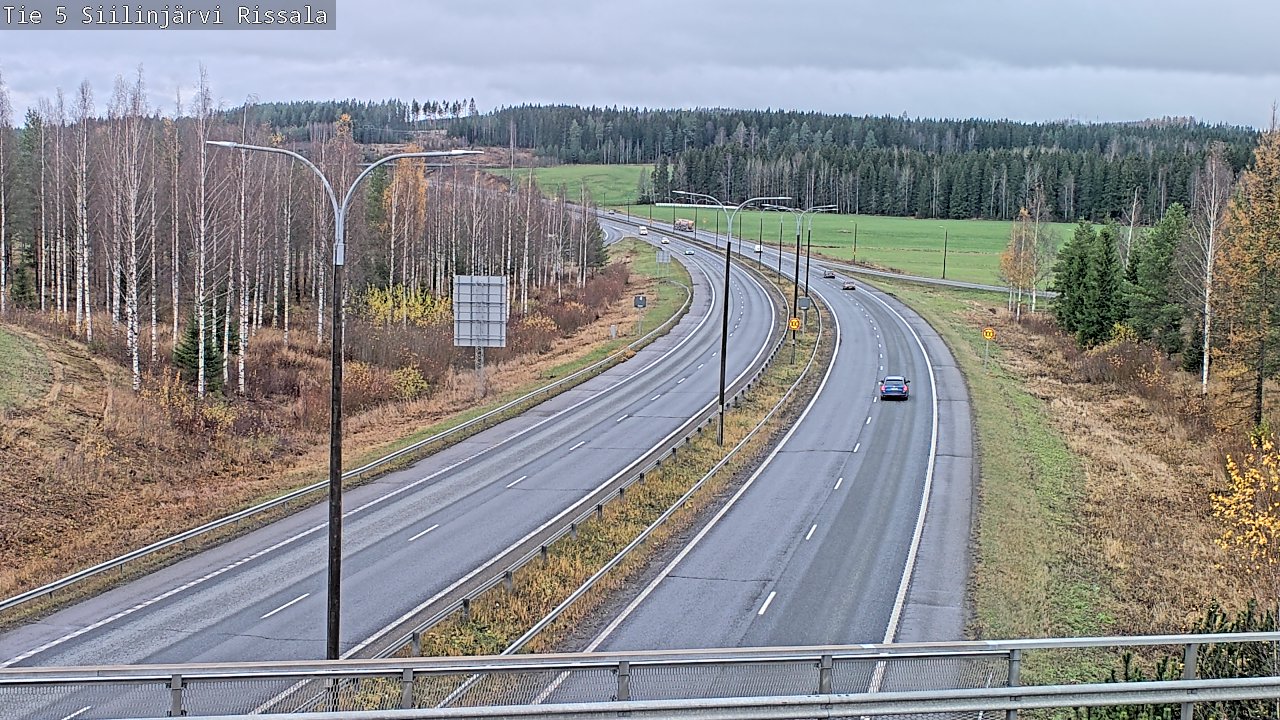 Weather Camera Image Väg 5 Siilinjärvi, Rissala, Siilinjärvi, Pohjois-Savo