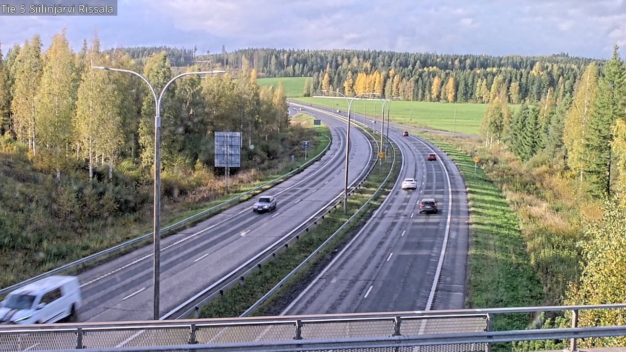 Weather Camera Image Road 5 Siilinjärvi, Rissala, Siilinjärvi, Pohjois-Savo